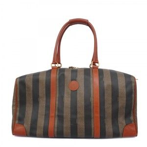 Fendi Boston Bag Pecan Brown Light Men's Women's